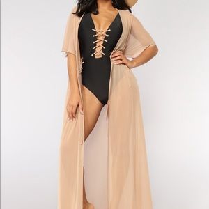 Fashion Nova- Got It Covered Mesh Cover Up